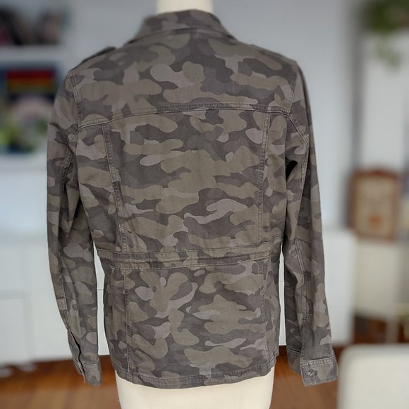 Express camo print utility jacket LG - Picture 3 of 11
